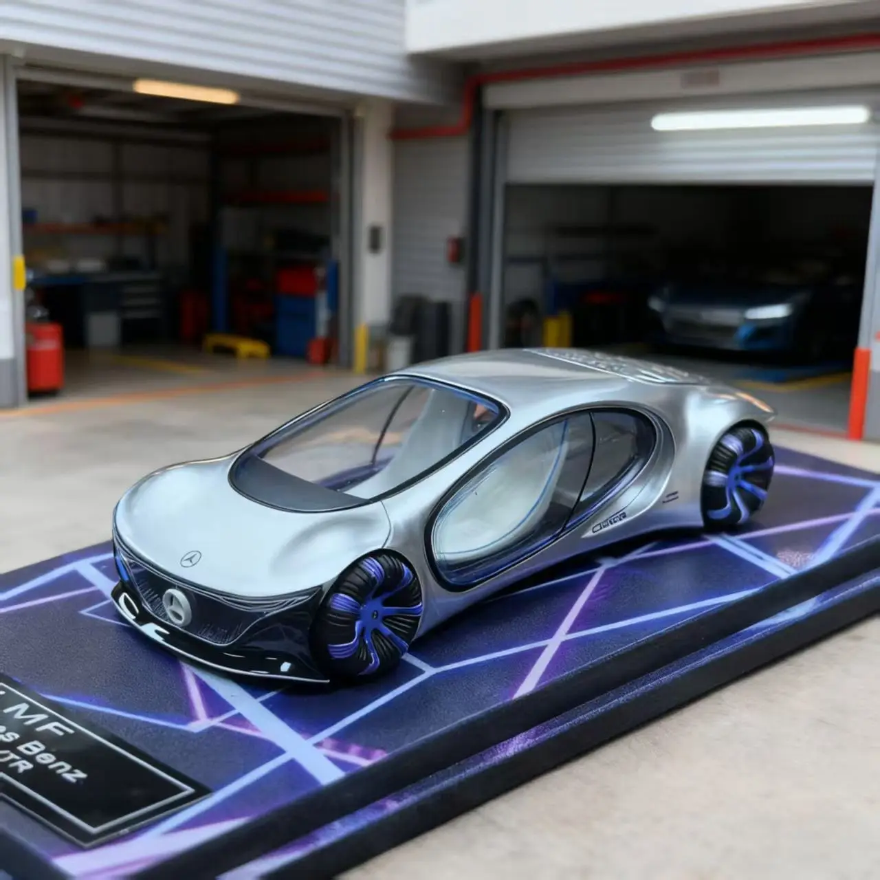 LMF LeManFang รถโมเดล Mercedes-Benz Avatar Concept ขนาด 1:64 ของสะสม ของเล่น ของขวัญ