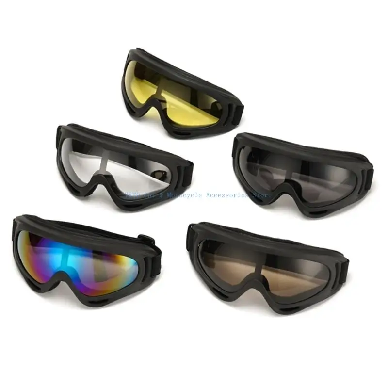 

L5BC Shatterproof Safety Glasses Impact Resistant Goggles UV400 Protective Eyewear For Skiing Motorcross Airsoft Enthusiasts