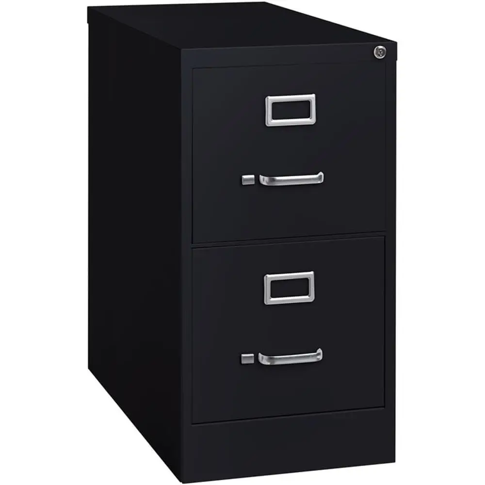 

28.38 Lockable Black Metal Letter Size Filing Cabinet for Home or Office