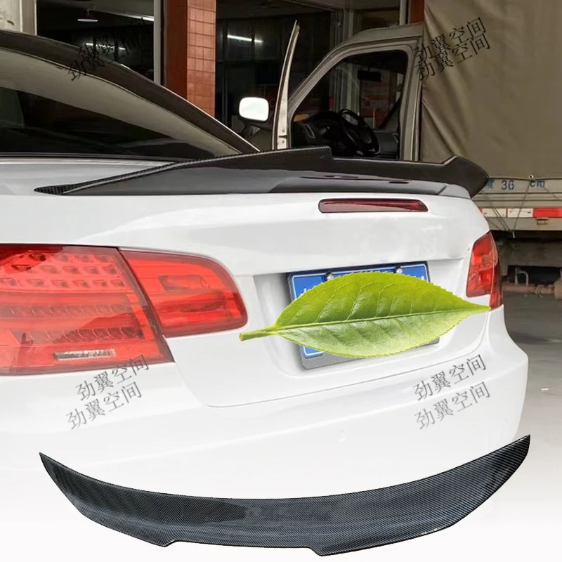 Suitabe for BMW 3 Series E93 modify PSM Style Carbon fiber Rear Spoiler Trunk wing   FRP carbonSpoiler