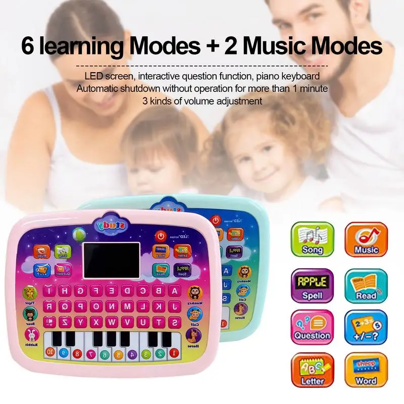 Kids Tablet Speelgoed Smart Pad Educatief Speelgoed Voor Kids Baby Tablet Speelgoed Te Leren Alfabet Numbers Woorden Peuters Leeftijden 1 Tot 4