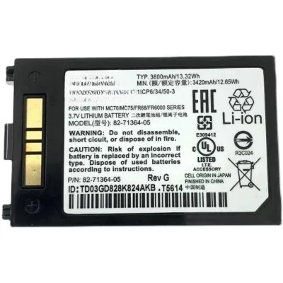 ，。for Symbol mc75a0 mc75a6 82-71364-05 data collection, battery 3600，。