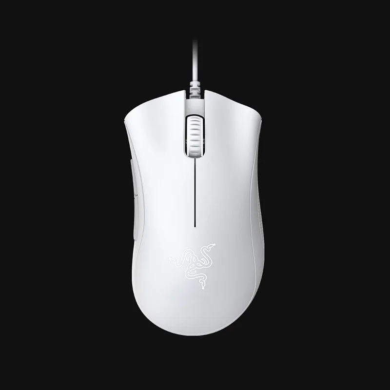 Imagem -04 - Razer Deathadder Essential Gaming Mouse Original Branco 6400dpi Sensor Óptico Botões Independentes para Laptop pc Gamer Preto