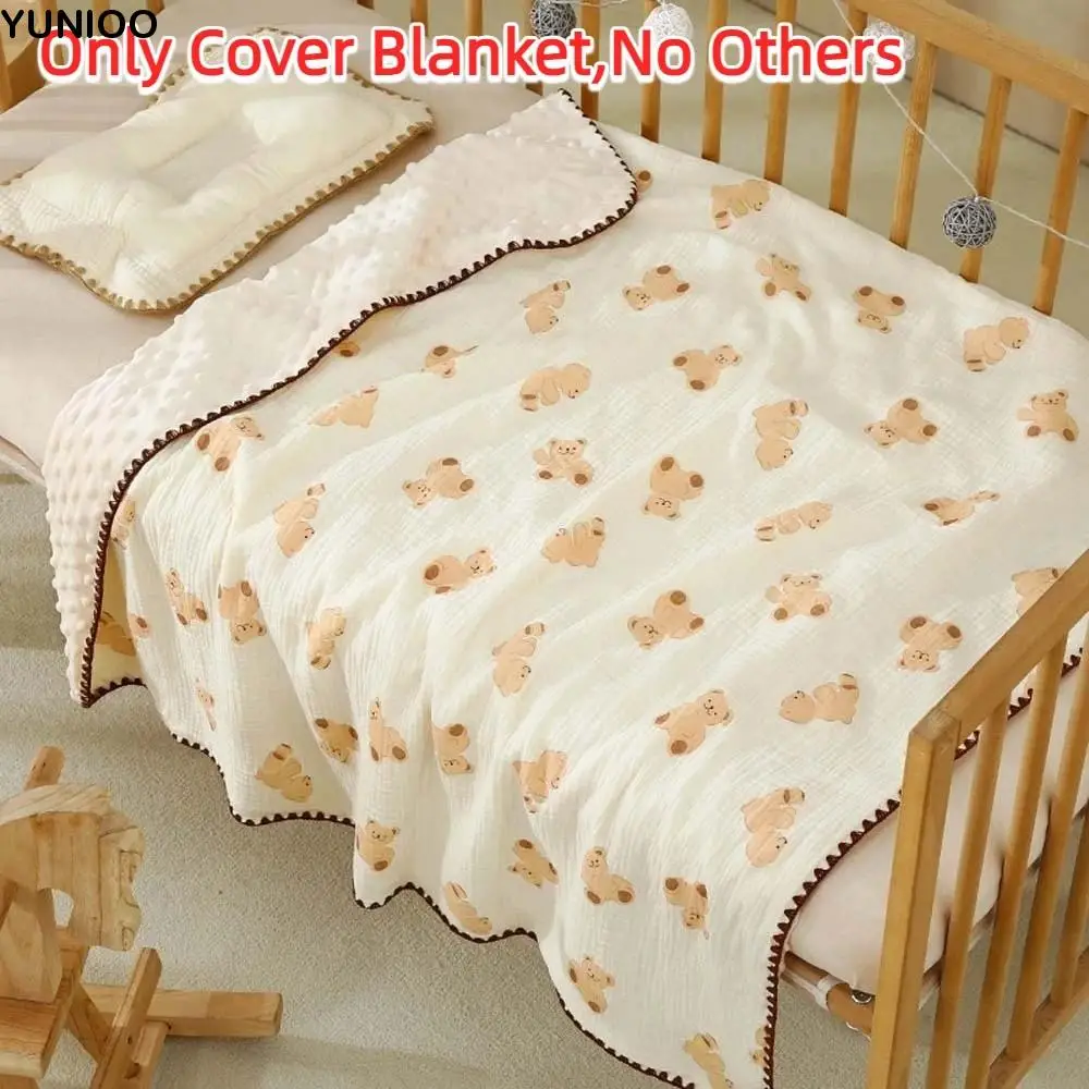 المنزلية تنفس الطفل الفول بطانية الدب المطبوعة كوالا غطاء بطانية للرضع لينة الجلد ودية قيلولة النوم البساط غرفة نوم