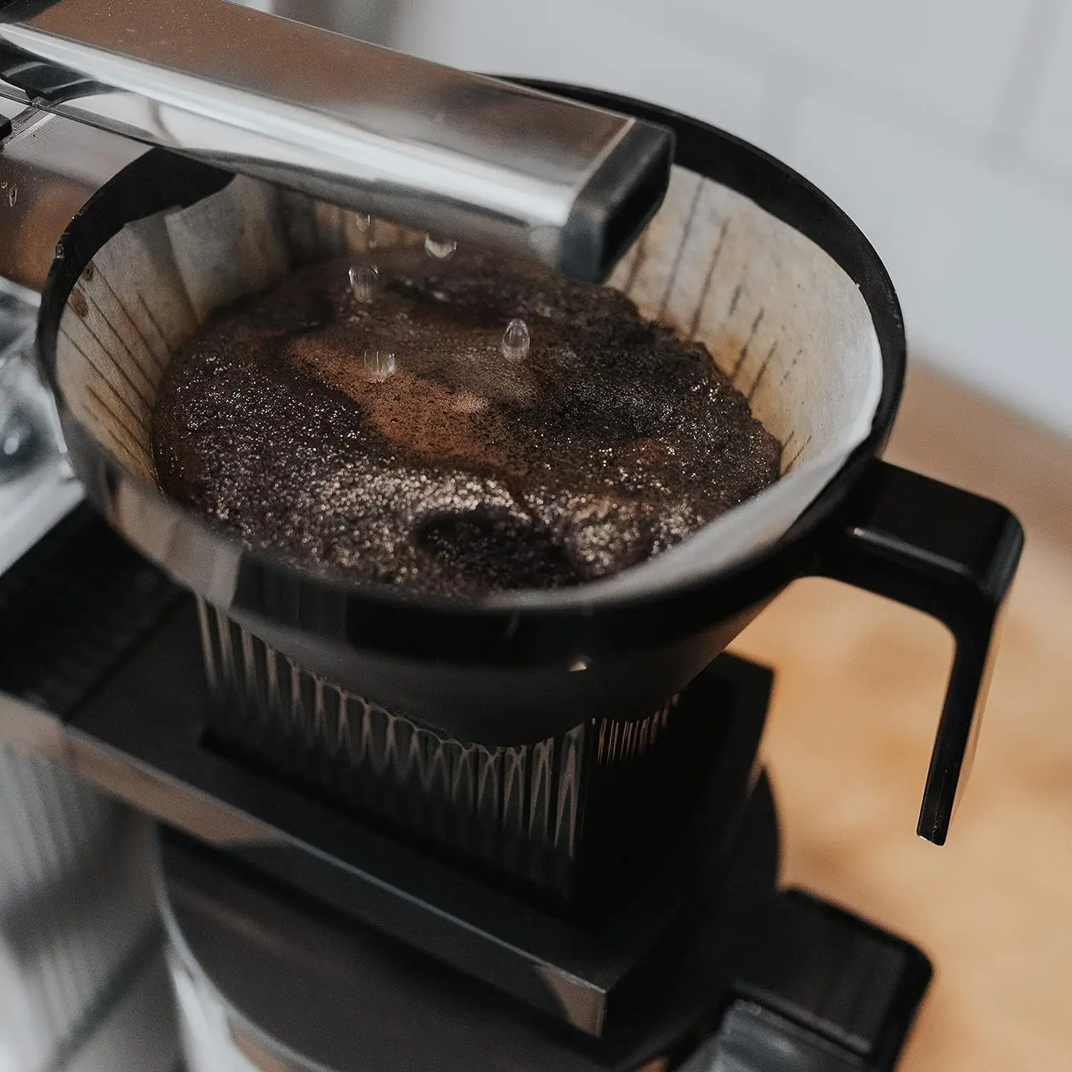 Cafetera rosa de 10 tazas, 40 onzas