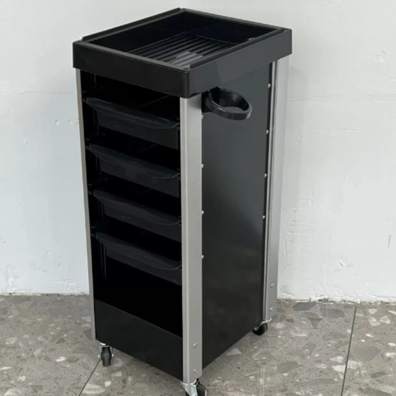 Hair Cart Hair Salon Bar Cart Perm Dyeing Shelf Tool Cabinet Multi-layer Storage Hair Cart