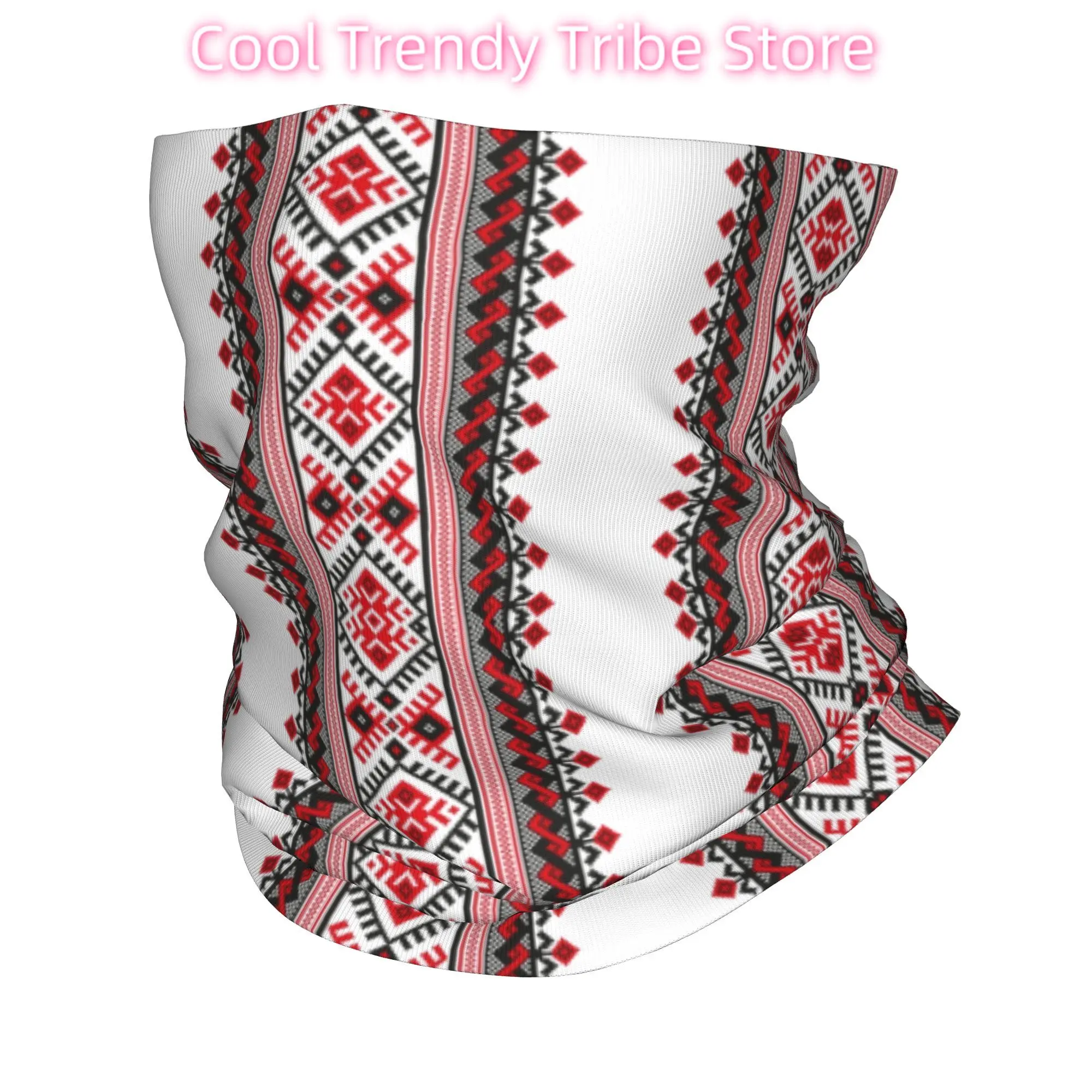 

Вышиванка бандана с вышивкой, гетры для лыжной охоты, мужской и женский шарф с запахом, богемная геометрическая Балаклава, теплая