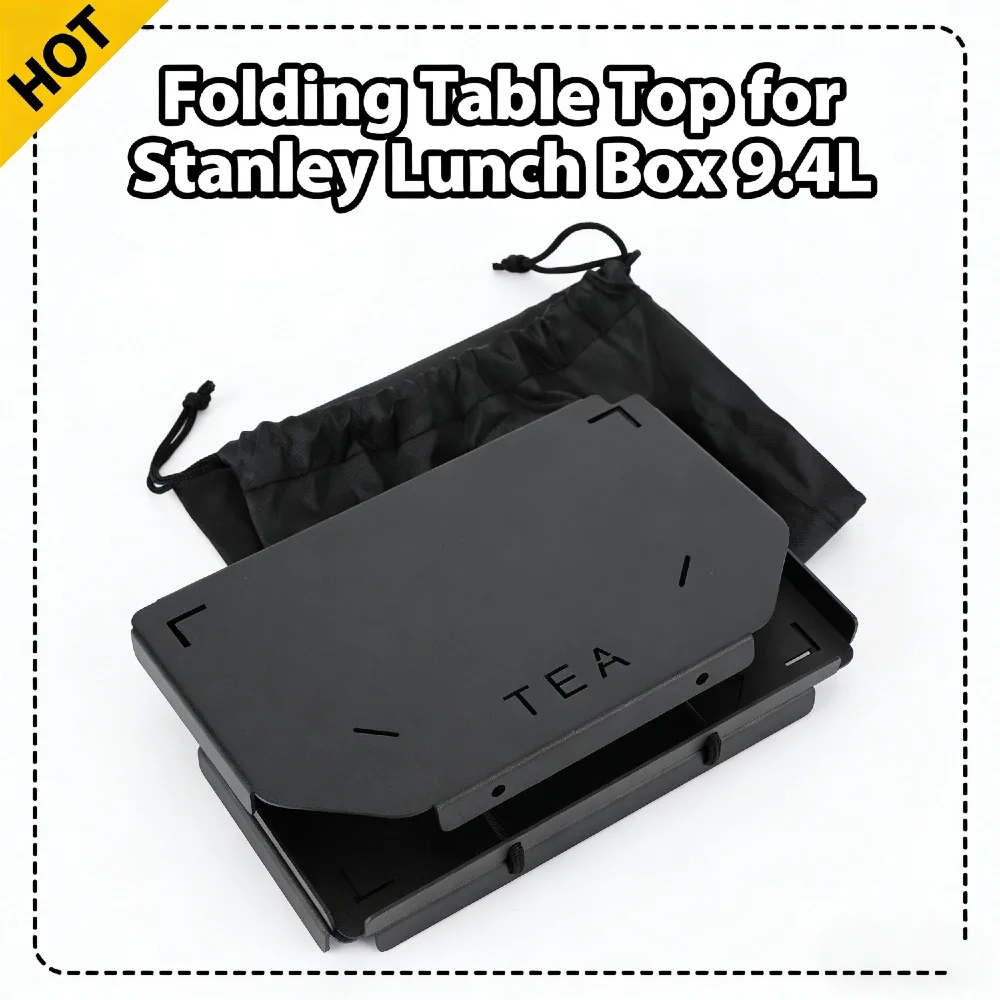 

Мини-полка из алюминиевого сплава, складная, для столика, для ланч-бокса Stanley 9.4L, безразрушительная установка, для кемпинга, кофе, рыбалки