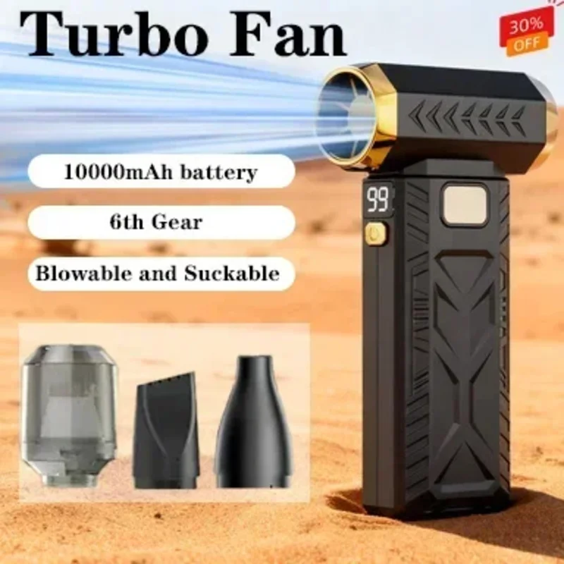 

2026 Турбовентилятор Супермощный воздуходувка Пылесос Blow & Suck 2в1 Удаление пыли и очистка салона автомобиля Очистка Рождество