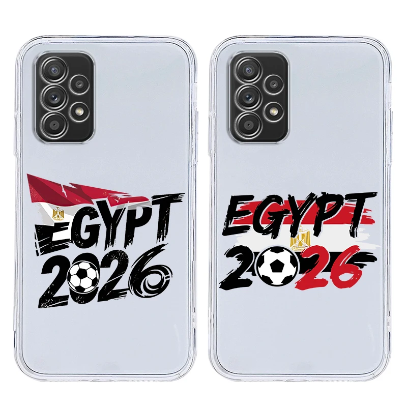 Egypt Football First 2026 Case for Samsung A17 A13 A15 A25 A35 A37 A57 A51 A55 A71 A31 A41 A23 A53 A73 5G A05s A07 4G Cover