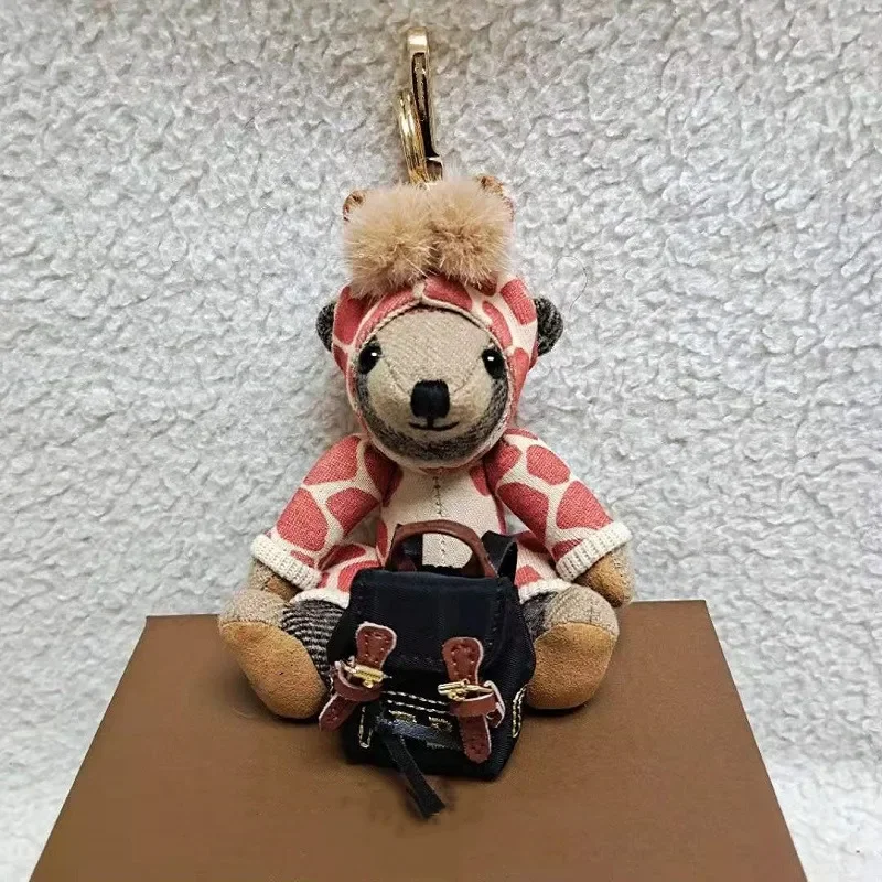 

Подвеска с медведем, кашемировый плед, плюшевый мишка, жираф, автомобильный кулон, автомобильный кулон, брелок, мужская и женская сумка, подвесная сумка