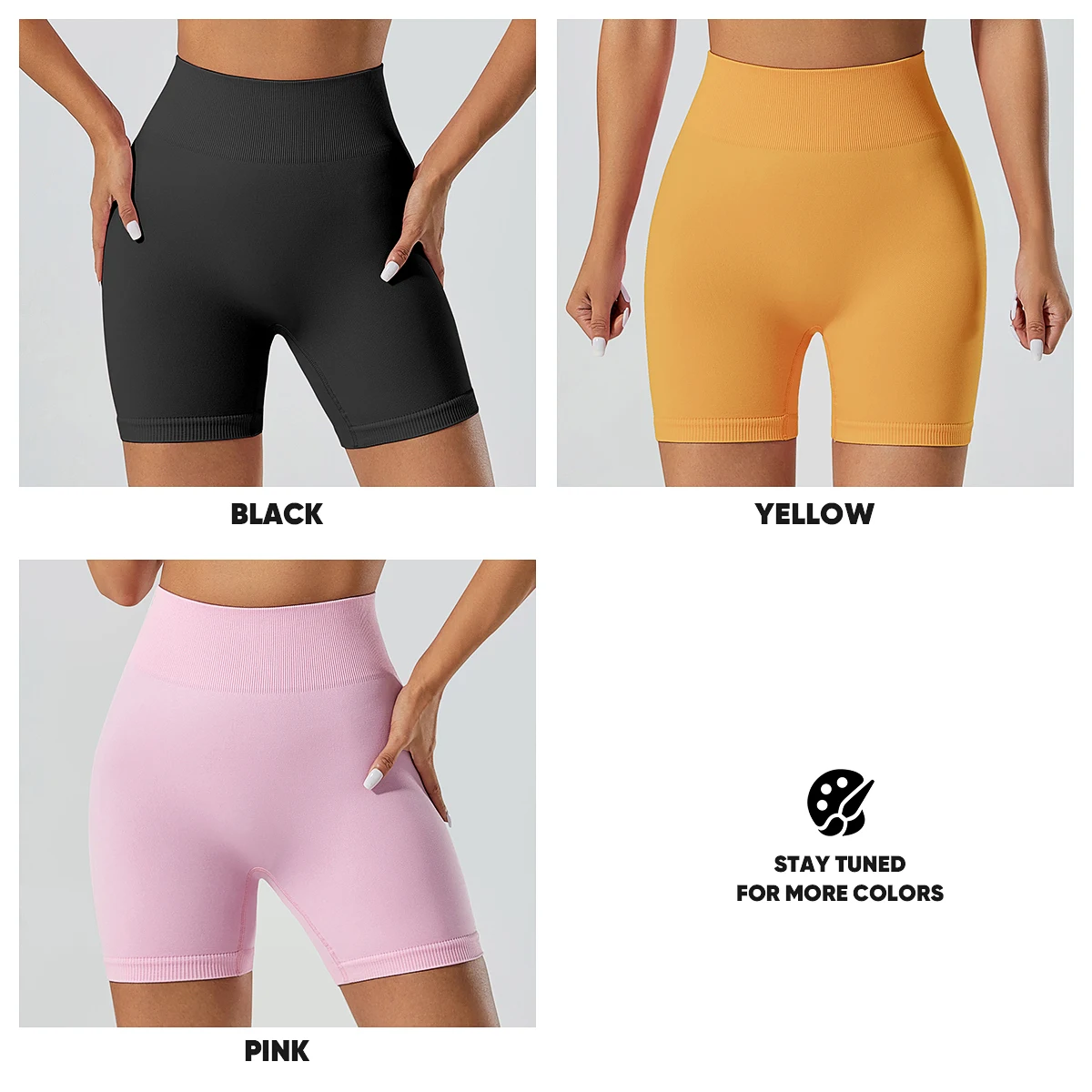 Seamless High-Waisted Yoga Shorts Quick-Dry Sportswear Butt Lifting Workout Fitness Tights Women Sport Shorts for Running Yoga
