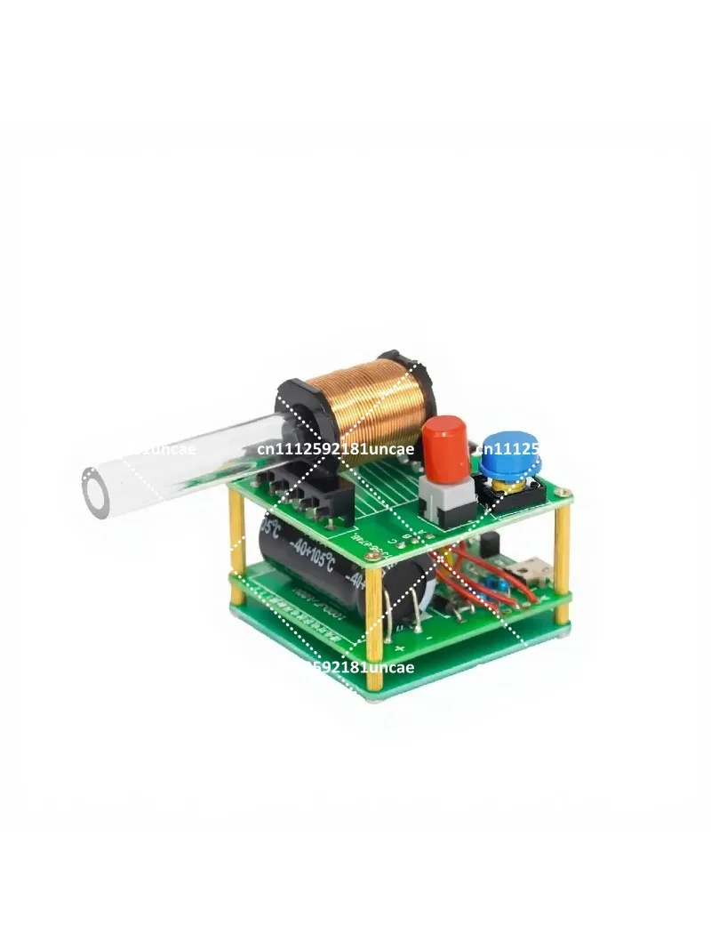 DIY Electromagnetic Accelerator Model Soldering Kit, Primary Coil Boost Circuit Science Experiment Educational Tool