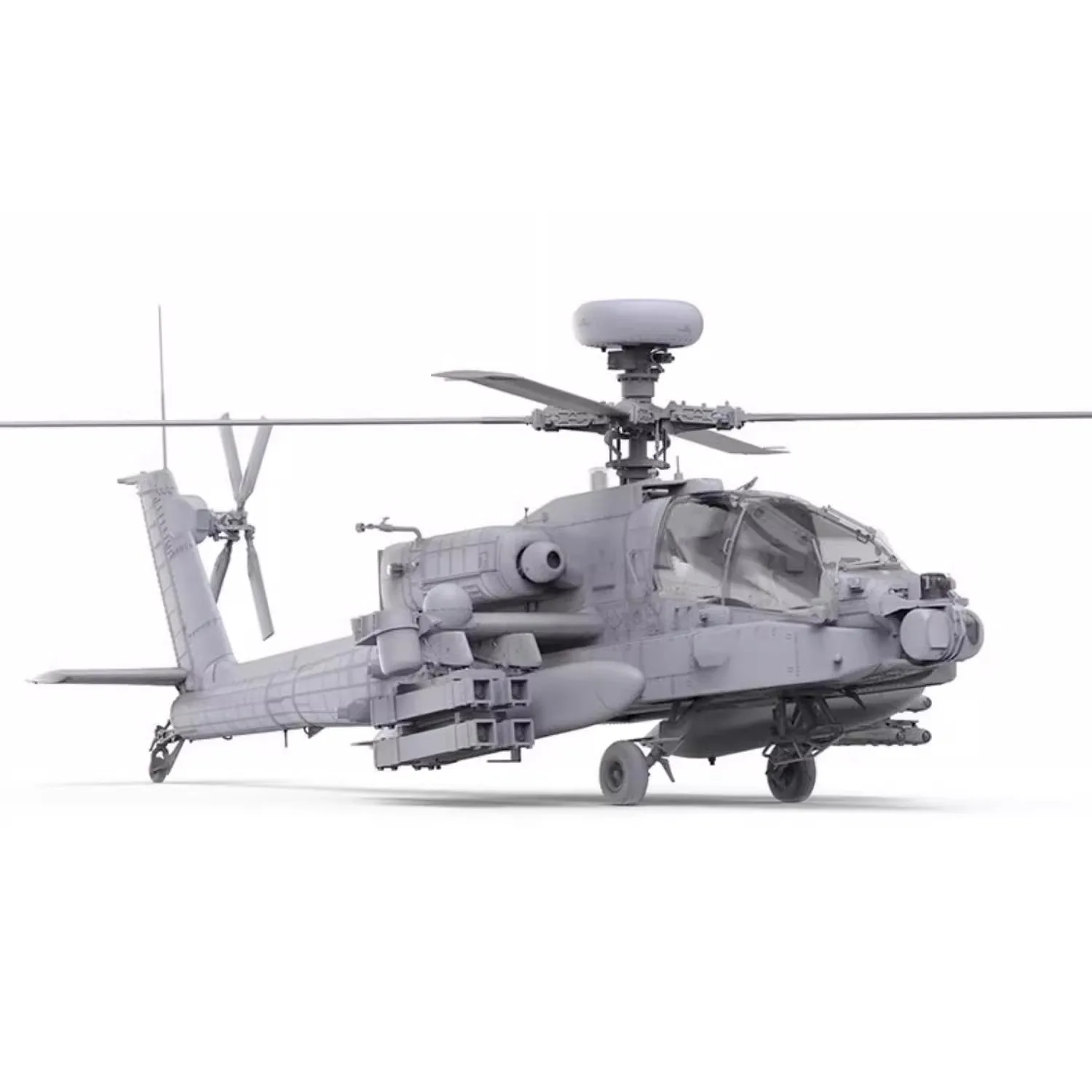 Ah-64d 중무장 헬리콥터 조립 모델, 사라프 조립 피규어, Qs-005 방 장식, 어린이 생일 선물, 1/35 Meng