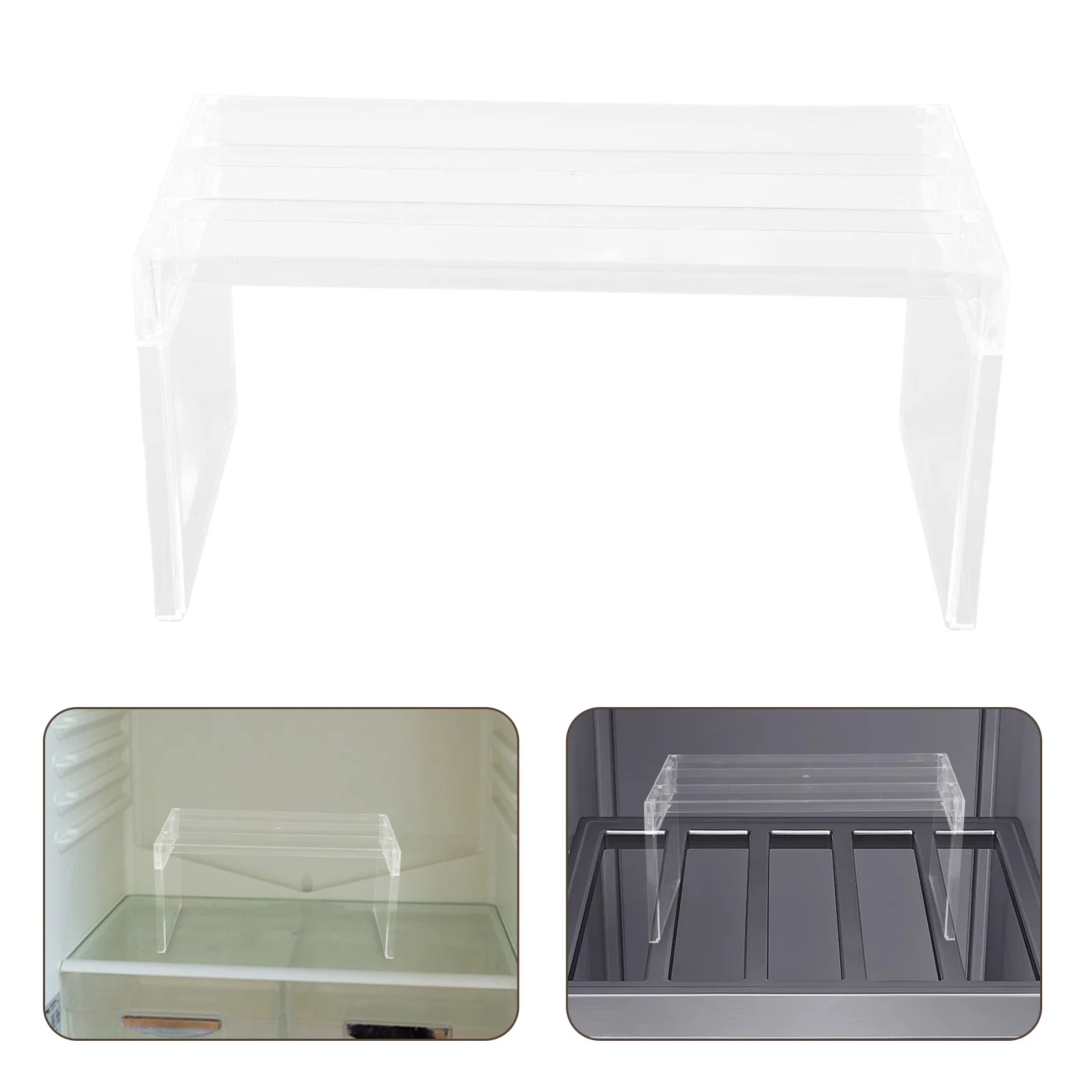 Freezer Partition Acrylic Divider Refrigerator Organizer Shelf Separator Fridge Storage Rack Home Kitchen Tidy