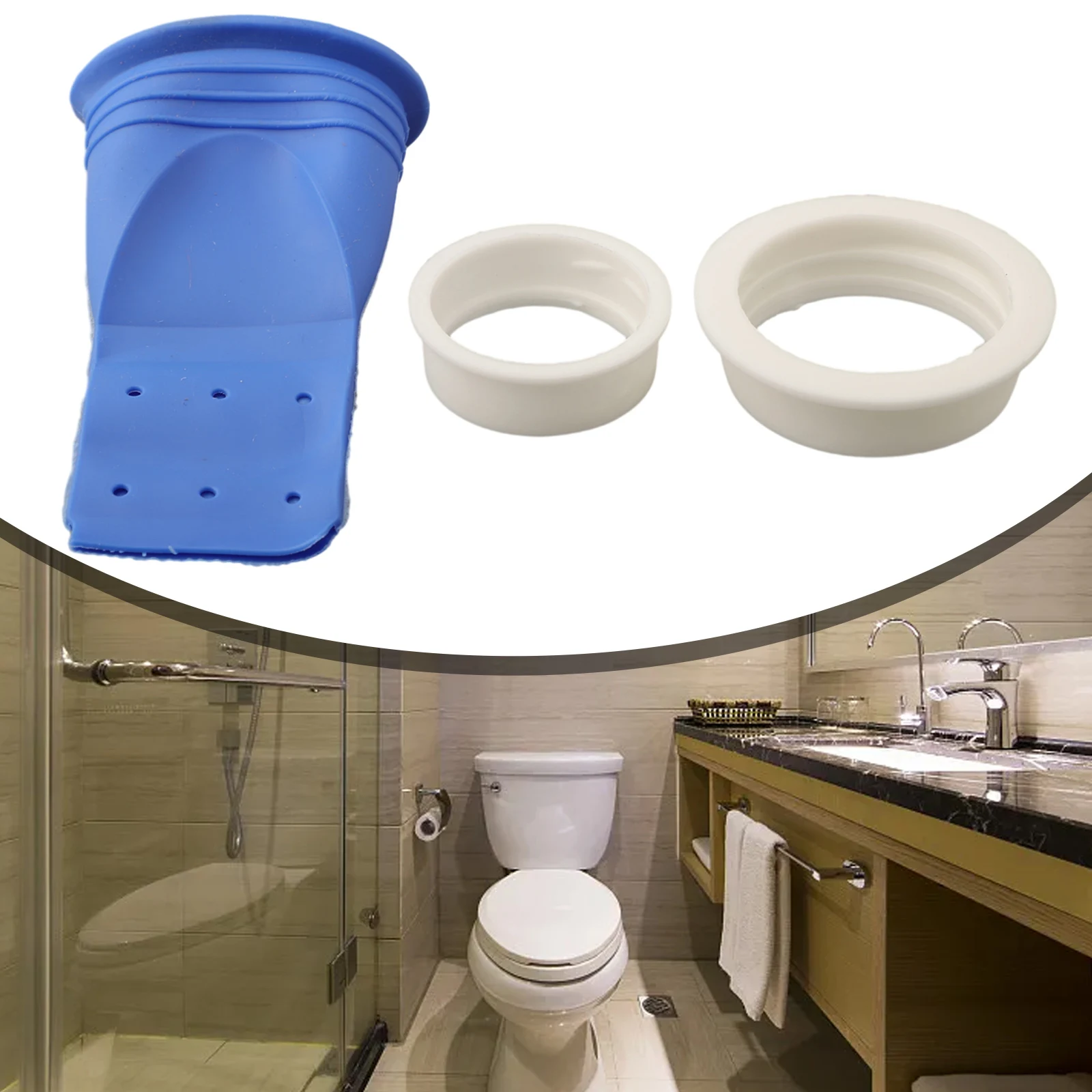 Drain de sol en PVC et silicone, dépistolet ant, contrôle anti-insectes, tuyau d'égout pour la maison, ouverture de 40 à 44mm