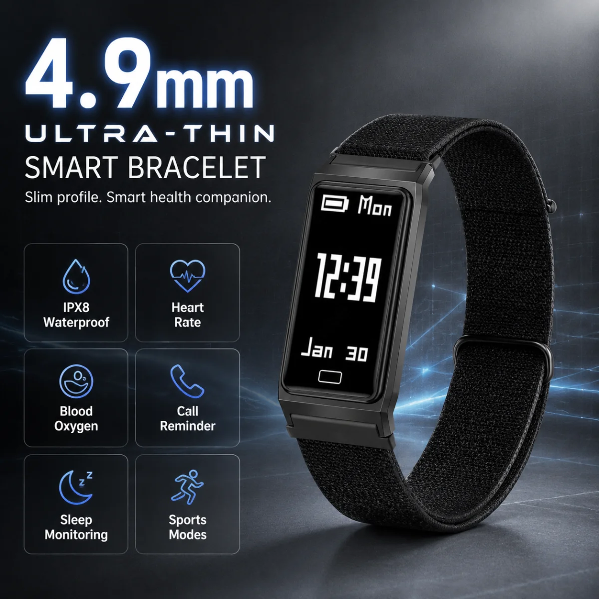 2026 Smart Watch Men Women Heart Rate Health Monitoring IPX8 Waterproof Sports Fitness Tracker Watches Pedometer Smartwatch Man