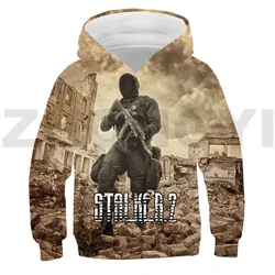 3D Print S.T.A.L.K.E.R. 2 Heart of Hoodie Stalker 2 Hot Shooting Game Hip Hop Daily Boys Girls Japanese Streetwear Tracksuit Men