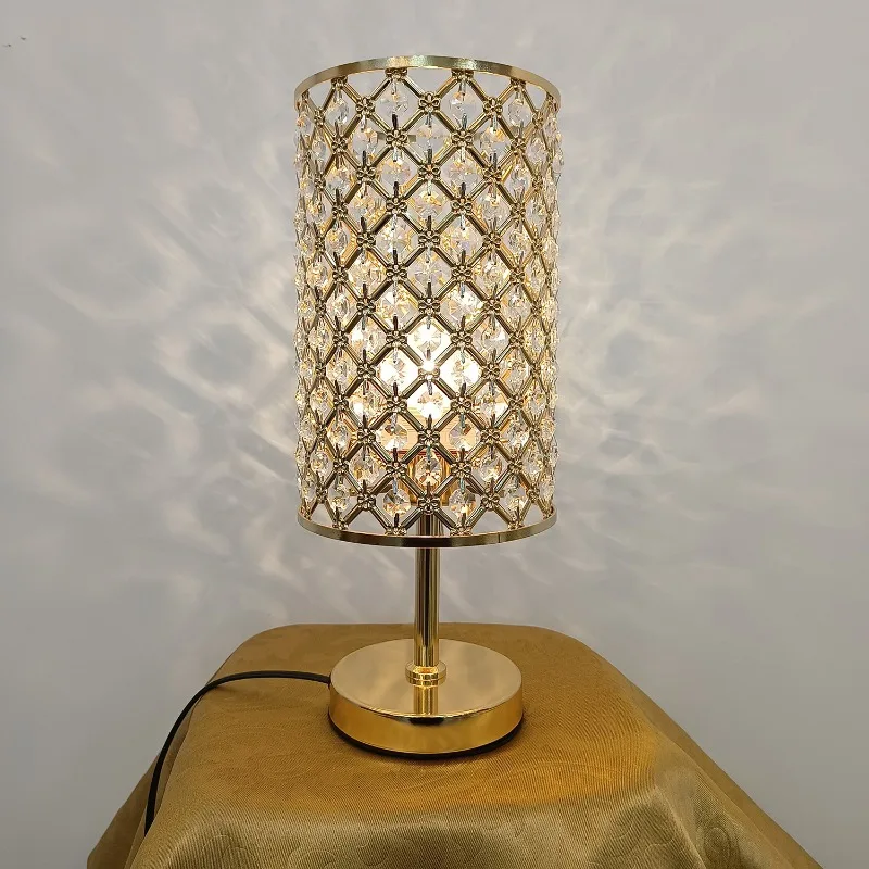 

Small Table Lamp Bedroom Bedside Modern Simple Decoration Crystal Night Lamp Decoration