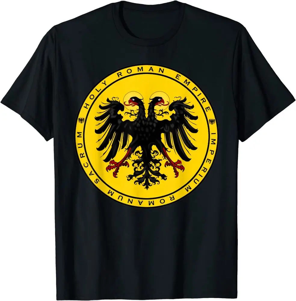 Coats Of Arms Of The Holy Roman Empire Double-Headed Eagle T-Shirt For Men Clothing Women Tees Y2K Tops Unisex Summer