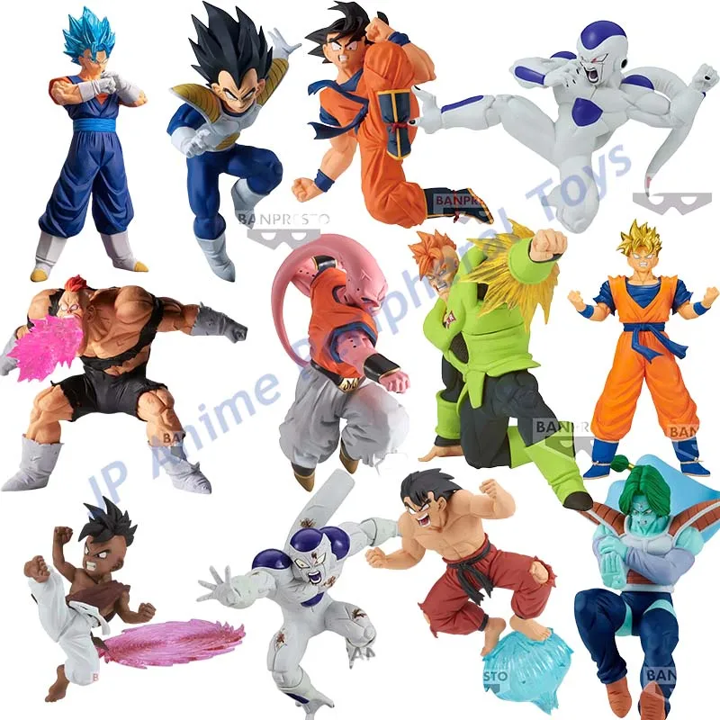 Bandai Anime Model G×materia GXM Gohan Frieza Recoom Son Goku Vegetto Zarbon Uub Figurine Pvc Action Collection Model Toys Gifts