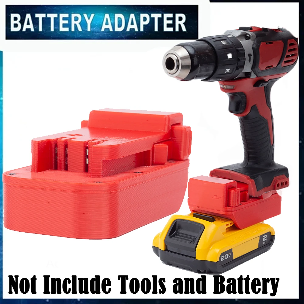 

Battery Adapter For DeWalt 18V Lithium Battery To for Milwaukee 18V Power Cordless Drill Tools Converter(NO Batteries)