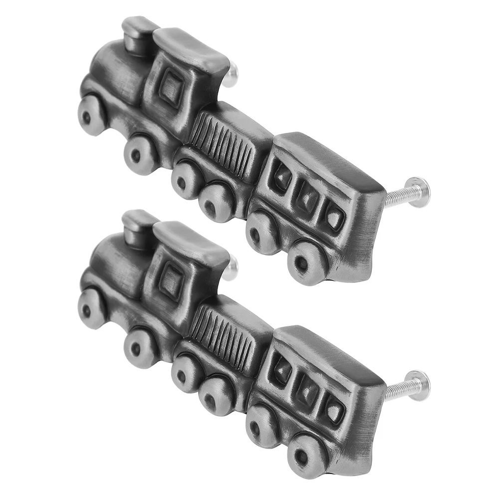 1 مجموعة مضمد المقابض قطار على شكل سبائك الزنك درج يسحب مقابض الزخرفية لخزانة خزانة الملابس الحضانة #4