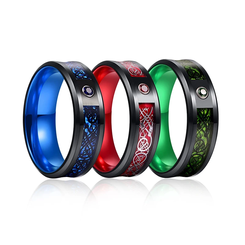 

New Arrivals Online Store Stainless Steel Her King His Queen Couple Ring for Men and Women
