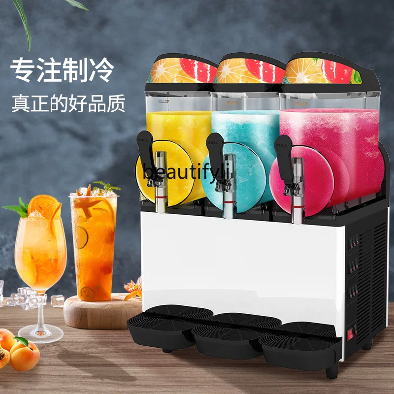 

Three-cylinder XC336 slush automatic smoothie machine cold drink juice beverage machine