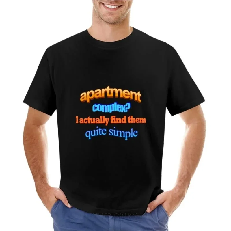 apartment complex? I actually find them quite simple T-Shirt vintage sweat t shirts for men cotton