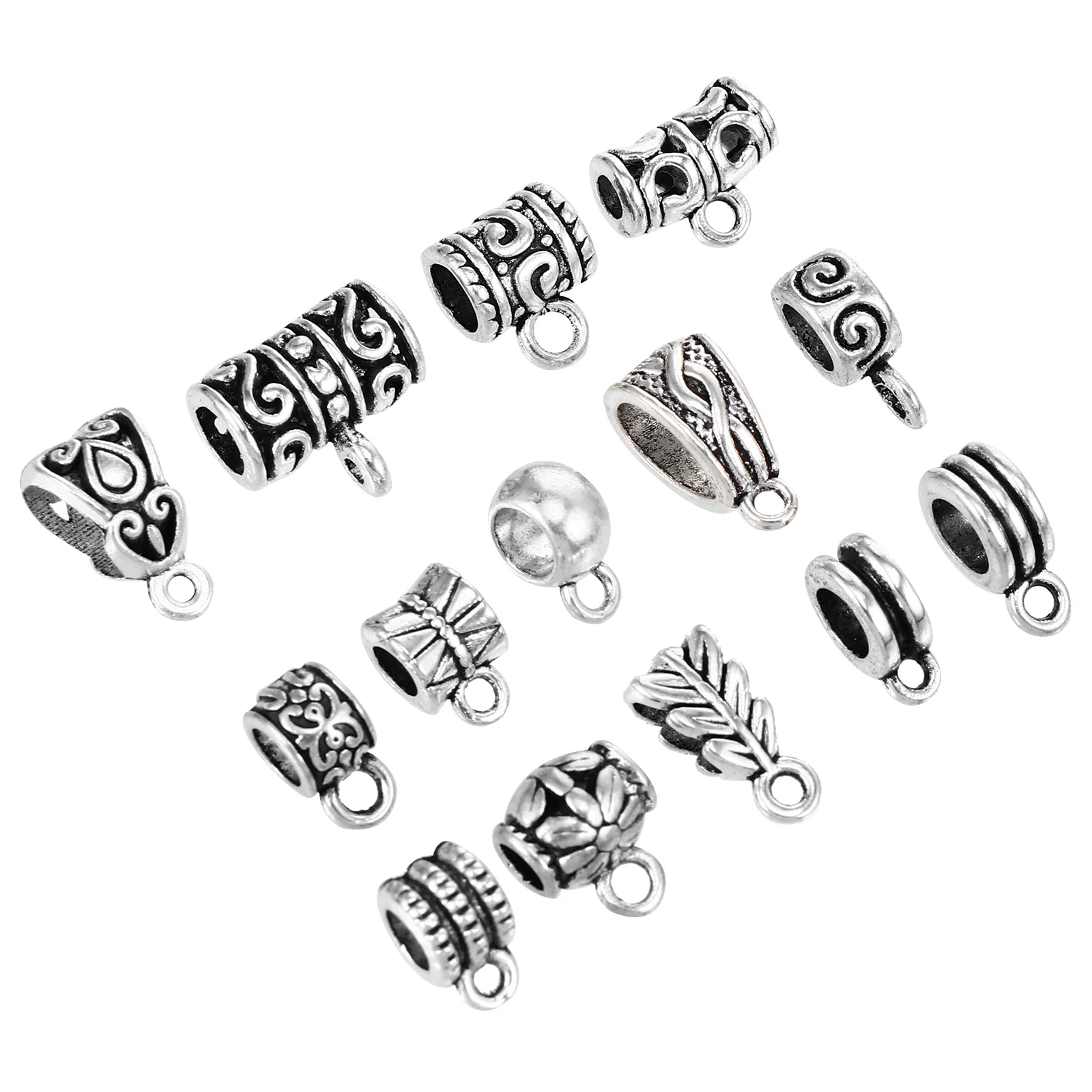 

120 Pcs Necklace Charms for Making Cute Bracelets Bulk Pendant Necklaces Jewelry