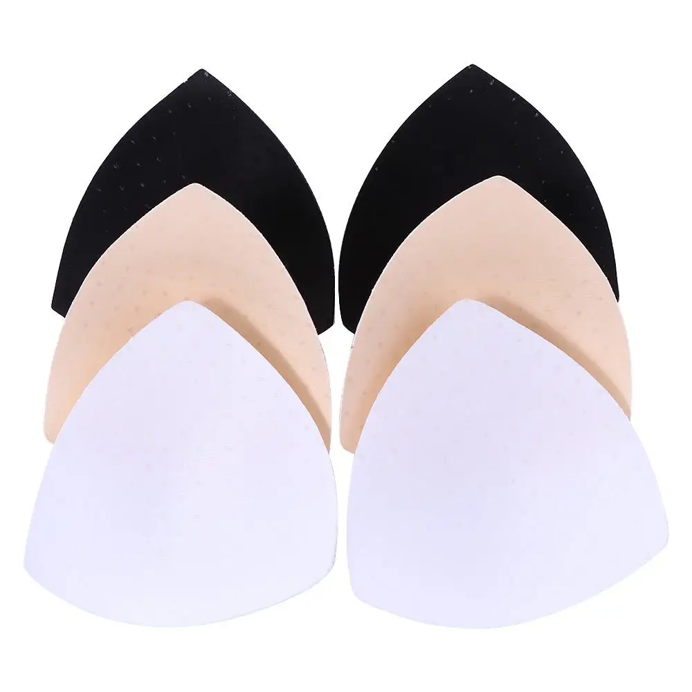 

Adjustable Lift Up Bra Push Up Triangle Enhancer Inserts Cups Inserts Chest Sponge Bra Pads Women Chest Cups Thin Chest Pads