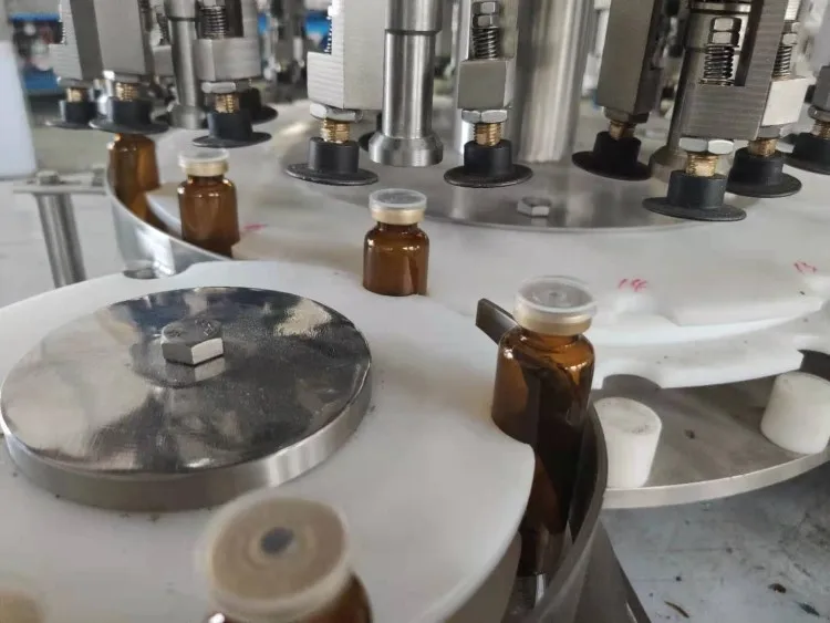 Professional Automatic Rotary Capping Machine with Lid Feeder for Screw Cap Pump Bottle