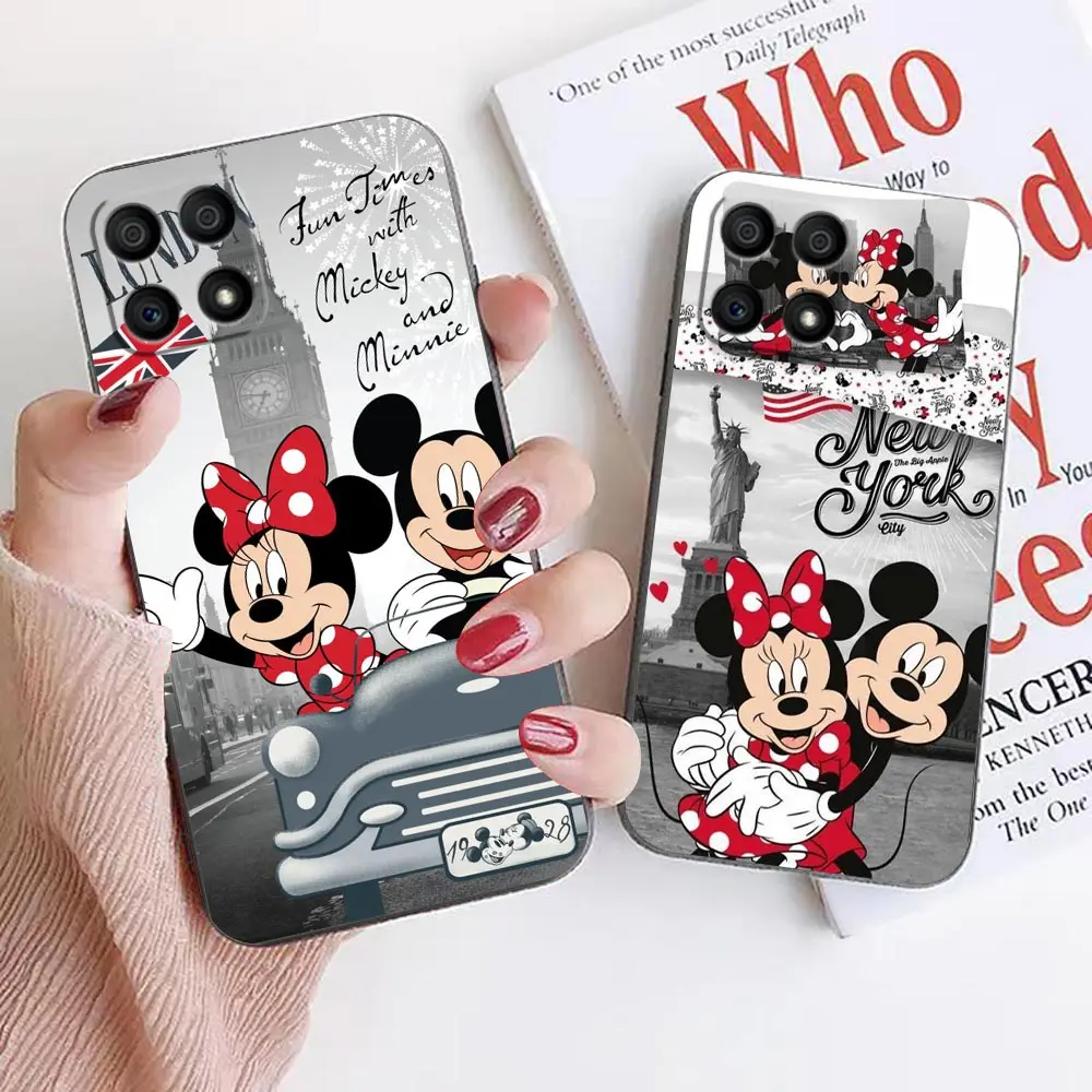 Phone Case For HUAWEI Honor 9X 8 8X Max 90 70 50 20 10 X7 X8 X9 X9A Y9 Lite Pro 5G Case Funda Shell Cute M-Mickey M-Minnie Mouse