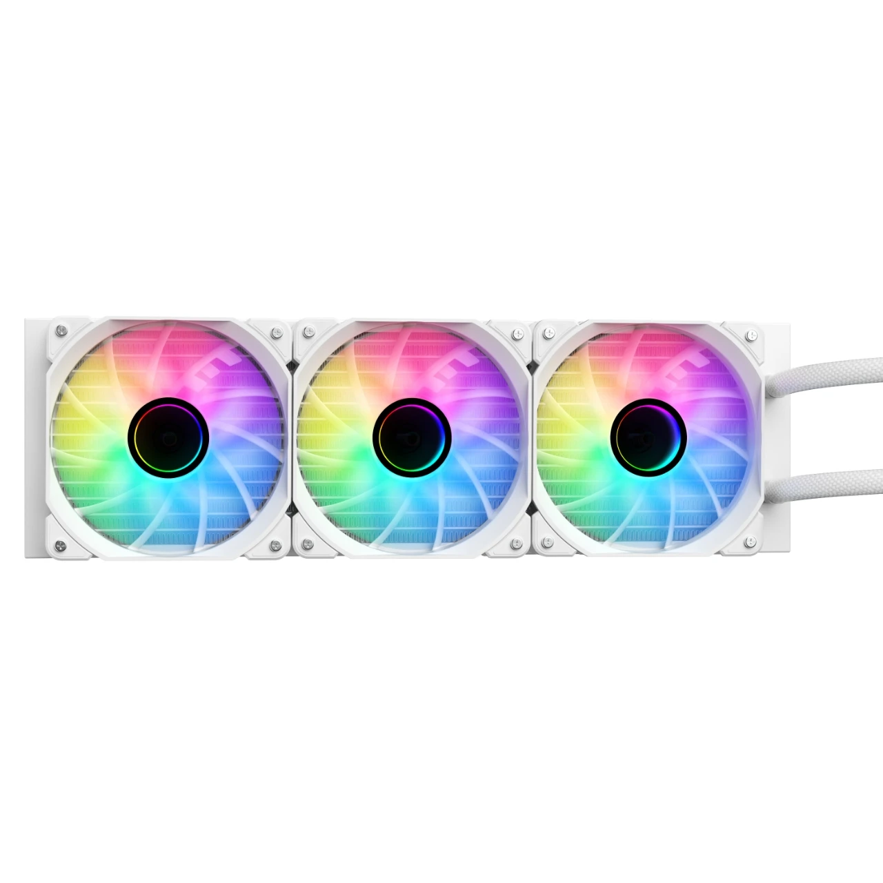Ruix NC360 Cooler Líquido CPU Coolers 360mm AIO Com Ventiladores ARGB PWM 300W TDP Caso PC Radiador De Refrigera Para AM4 AM5 Intel CPU