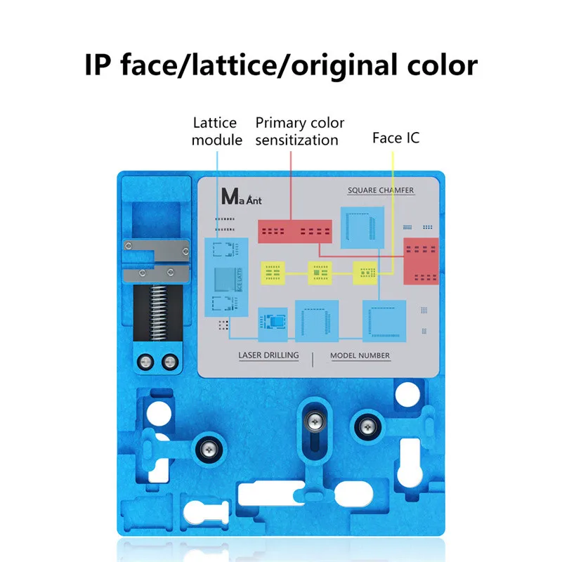 MaAnt Universal Face ID Dot Matrix ซ่อมโคมไฟสําหรับ IP X -16Series สูงอุณหภูมิความต้านทาน BGA Reballing ปลูกแพลตฟอร์ม