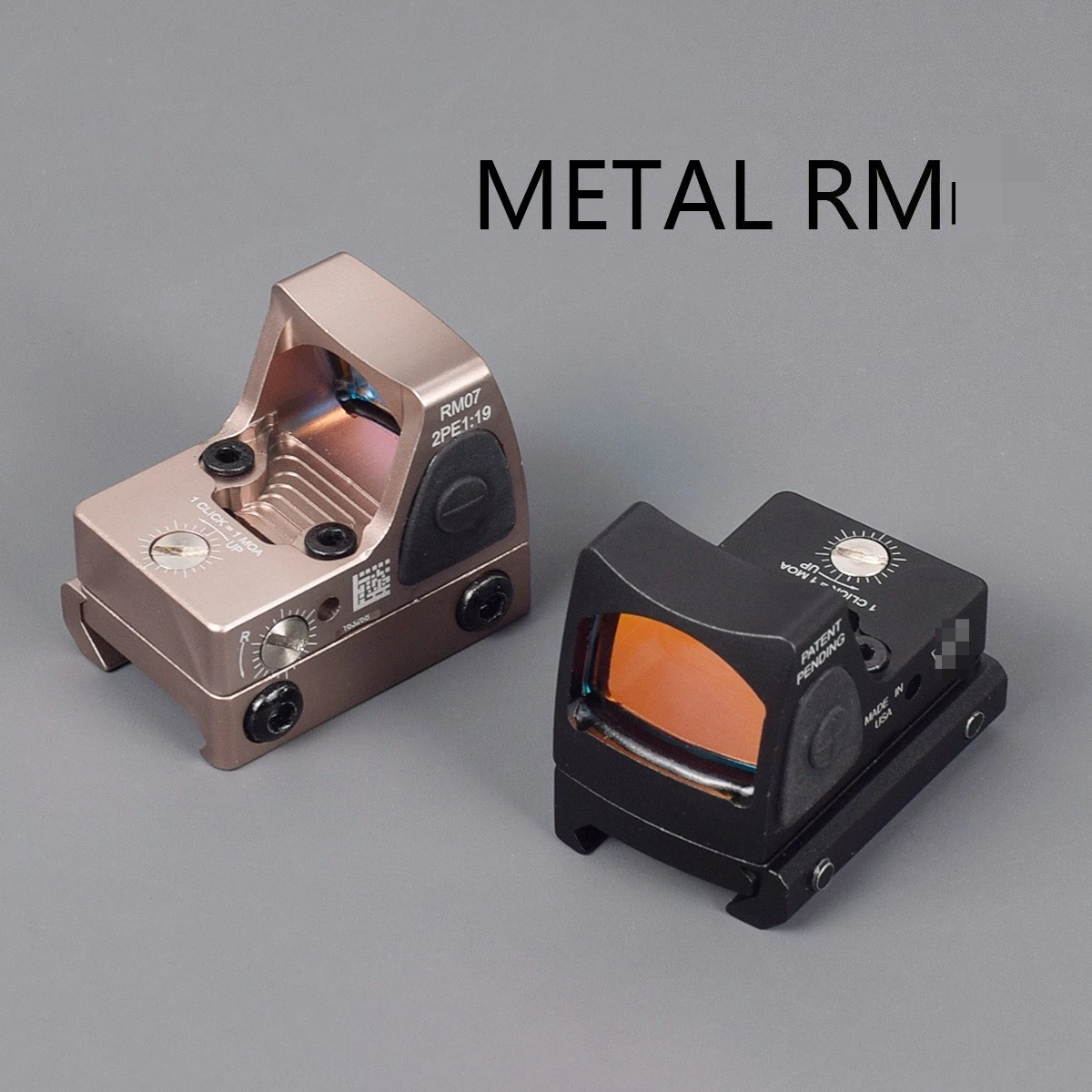 

LAMBUL RM Red Dot Sight Metal Version SR MR Tactical Reflection Micro Pistol Tactical Optics Riflescope 20mmRail RMT Rifle Sight