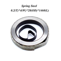 FUMAO Custom constant Force Steel Flat Spiral Torsion Springs For Clock 0.22x4x28x1460mm