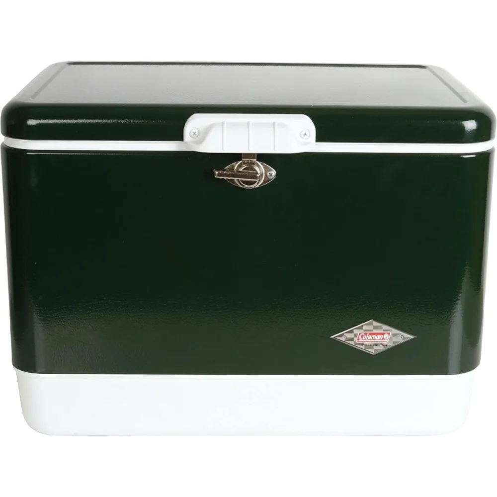 

Cooler | Steel-Belted Cooler Keeps Ice Up to 4 Days | 54-Quart Cooler for Camping, BBQs, Tailgating & Outdoor Activities