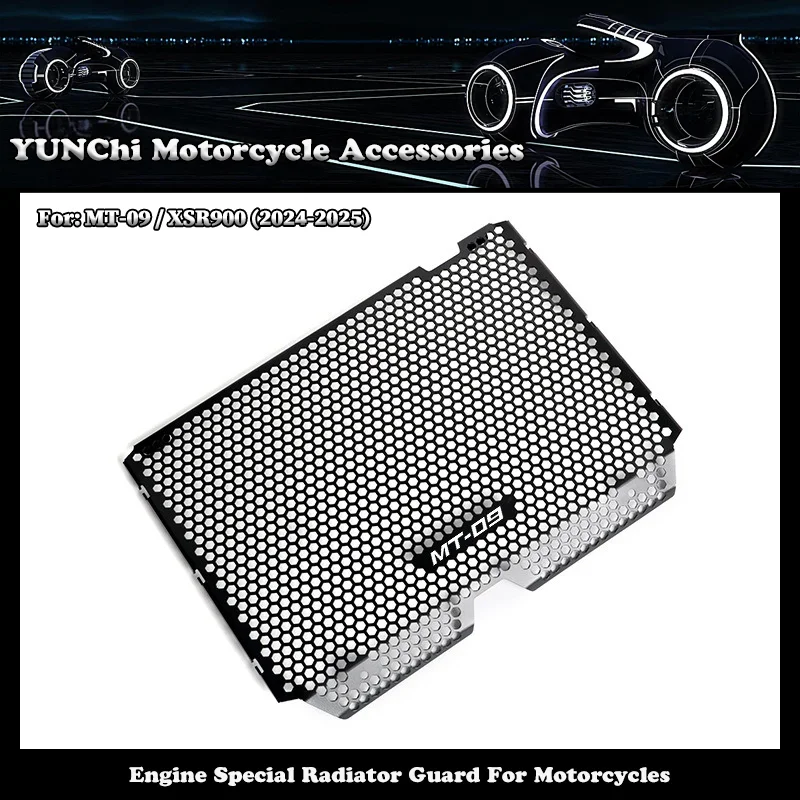 

Motorcycle Radiator Grill Guard Cover Engine Cooling Protector For YAMAHA MT-09 XSR900 2024-2025