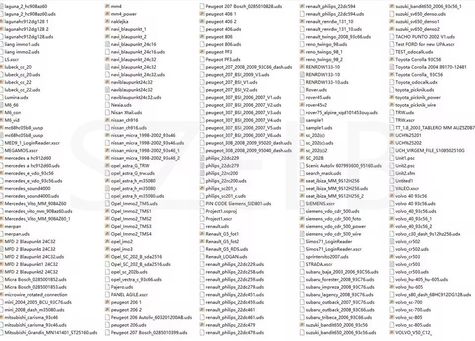 Picture 3: UPA Programmer 581 MB + Script Files Collection Database
