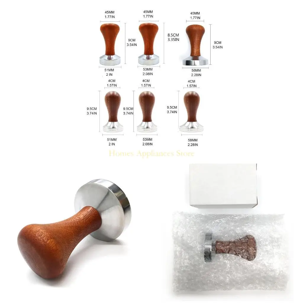 

D0AB Espresso Coffee Tamper Coffee Powder Hammer Metal Coffe