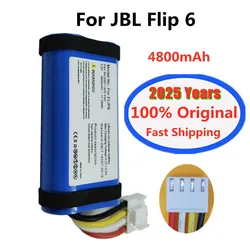 2025 Jaar Hoge Kwaliteit 100% Nieuwe Originele Batterij Voor JBL Flip 6 Flip6 4800 mAh Bluetooth Speaker Batterij Bateria Batteri