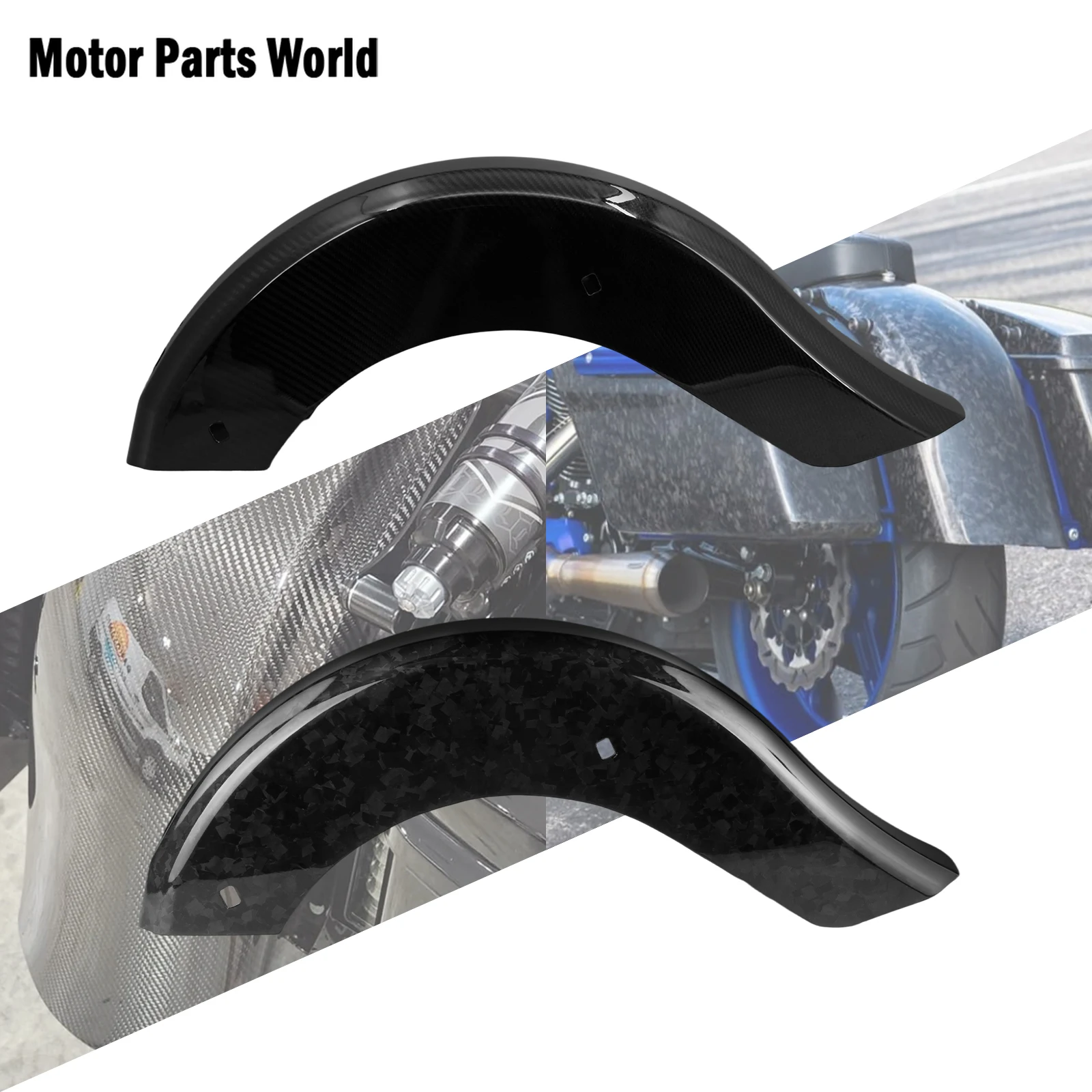 

Motorcycle Rear Wheel Fender Mudguards Protector Cover For Harley Touring Road King Street Glide Electra Glide FLHTK 2009-2023