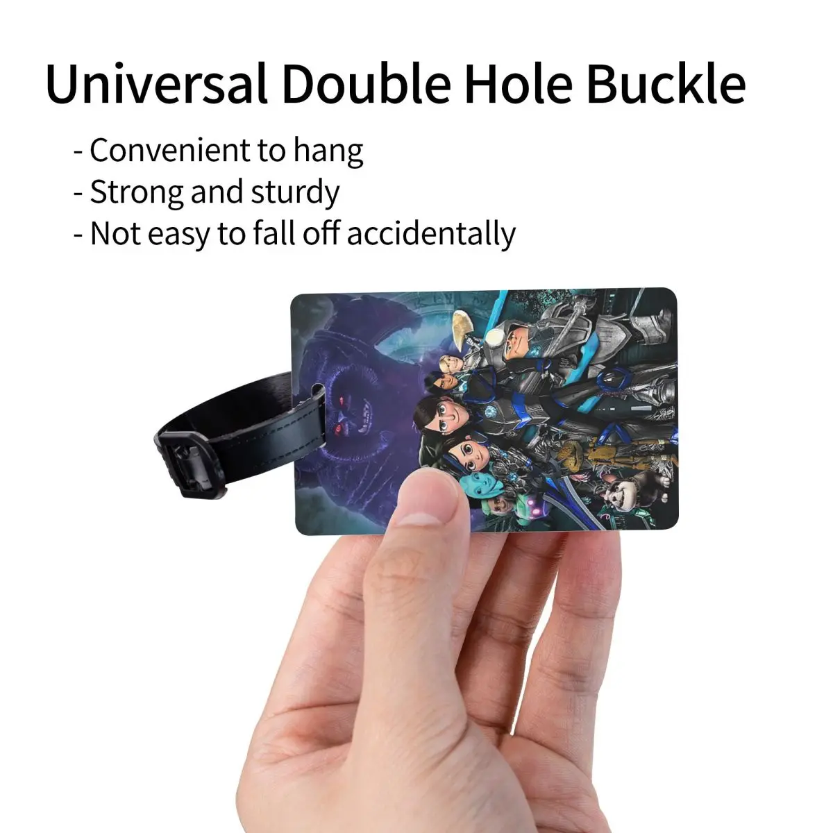 الكرتون TrollHunters علامات الأمتعة حقيبة الملحقات السفر لطيف الأمتعة الصعود علامة التسمية حامل معرف اسم العنوان #3