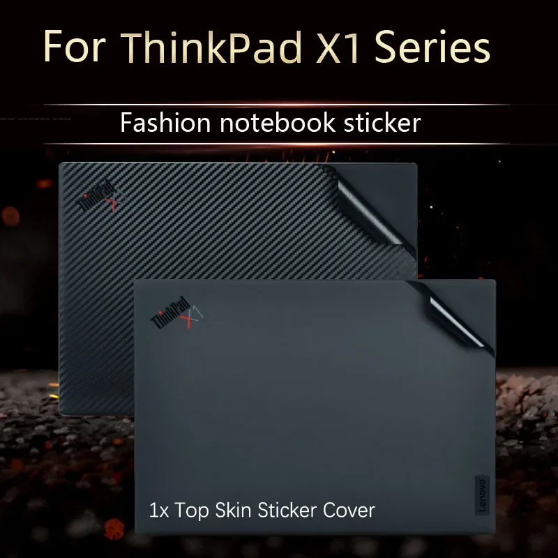 1x Top Skin Sticker Cover For Lenovo ThinkPad X1 Carbon Series 2013-2023 X1 Extreme P1 Gen2 Gen3 Gen4 Gen5 Laptop