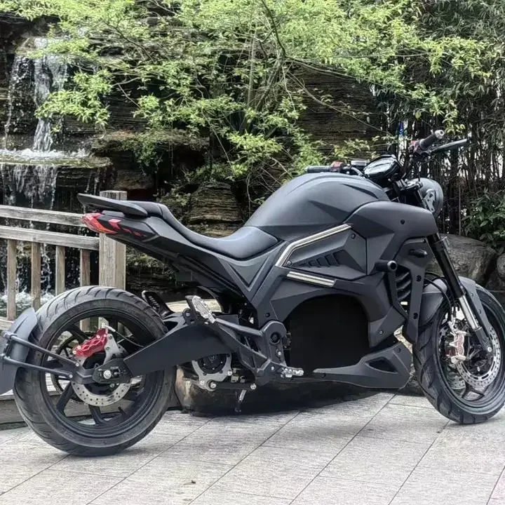 Large mid-chain motor motorcycle adult 72V large party racing high-speed street car electric motorcycle export 2 sets