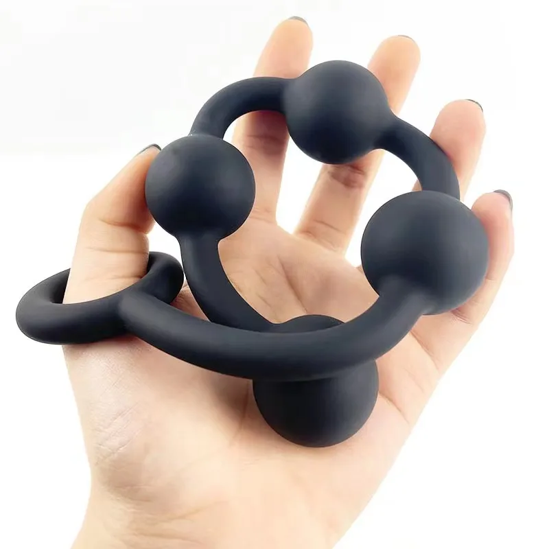 Large Anal Beads Silicone Butt Plug Anal Balls Sex Products For Adults Erotic Toys For Woman Gay Men Anus Dilator Intimate Goods