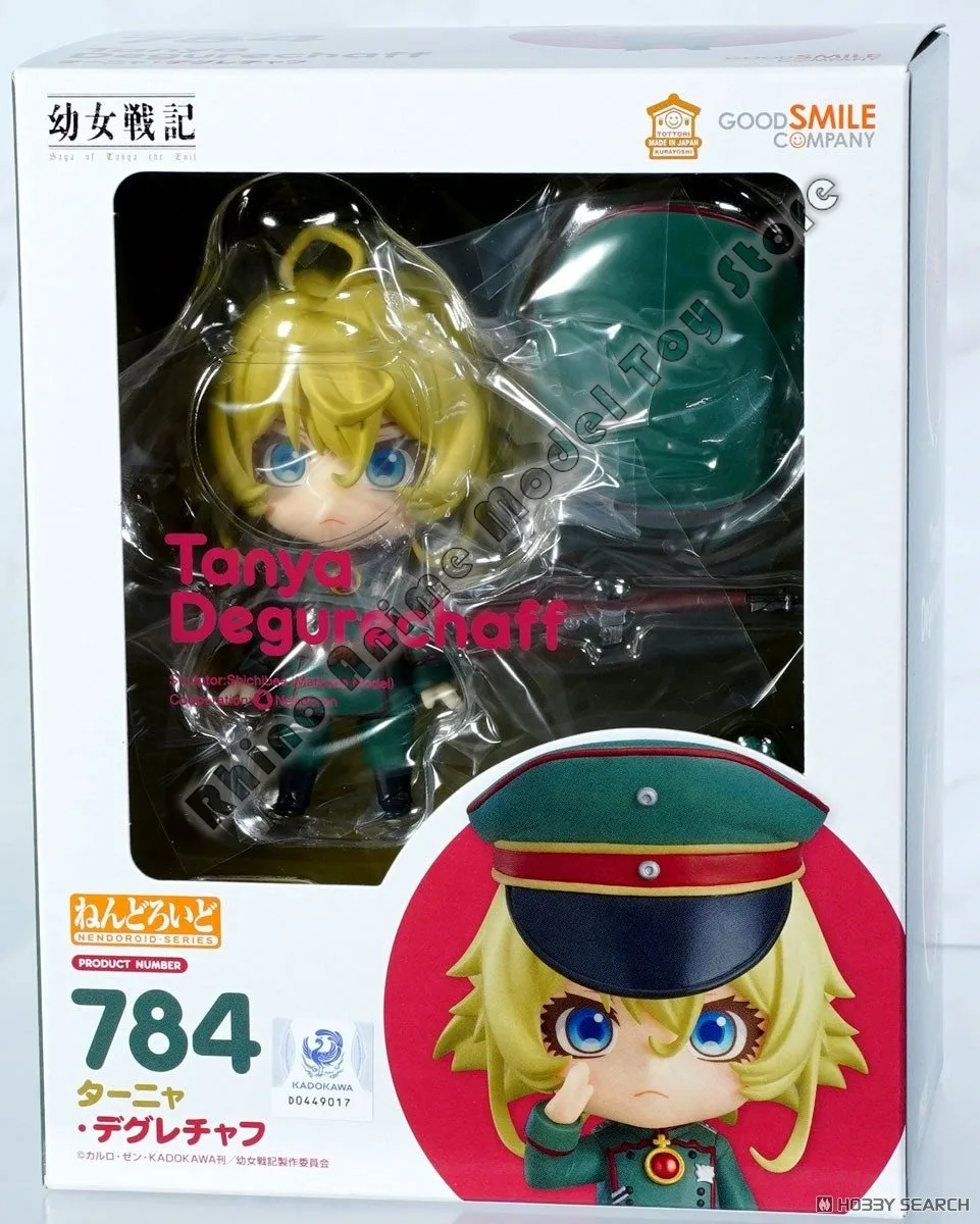 متوفر في المخزون الأصلي GSC Nendoroib # 784 Tanya Degurechaff Saga of Tanya the Evil Action Figure Anime تحصيل لعبة هدية
