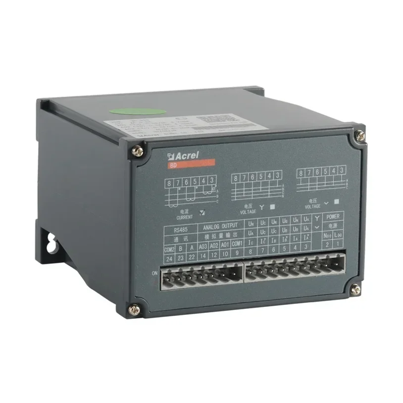 for Acrel BD-3P/Q 3 Phase 3 Wire Power Transducer electrical Transmitter With 2isolation transformer out